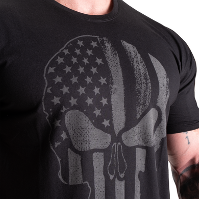 Спортивная мужская футболка Skull standard tee (Black) Gasp F-518 фото