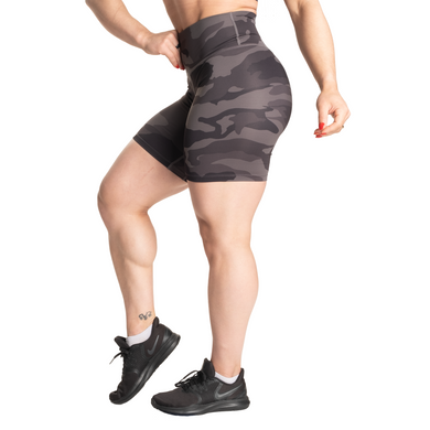 Спортивные женские шорты Core Biker Shorts (Charcoal Camo) Better Bodies SjSh-1072 фото