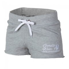 Спортивные женские шорты New Jersey Shorts (Gray) Gorilla Wear ShJ-487 фото