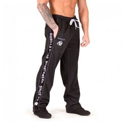 Спортивні чоловічі штани Functional Mesh Pants (Black/White) Gorilla Wear SP-549 фото