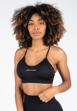 Gorilla Wear Quincy Seamless Set (Black) женский спортивный костюм для фитнеса. SJ-1494 фото