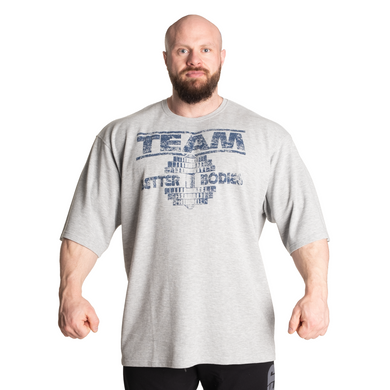 Спортивна чоловіча футболка Team Iron Thermal Tee (Grey) Better Bodies F-348 фото