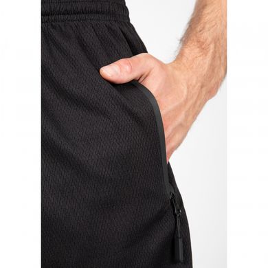 Спортивные мужские шорты Mercury Mesh Shorts (Black/Red) Gorilla Wear  MSh-73 фото