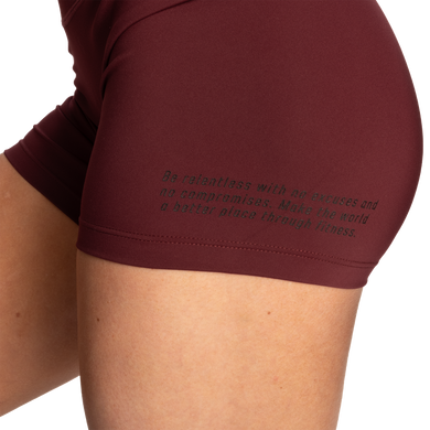 Спортивні жіночі шорти Skull Core Shorts (Maroon) Better Bodies ShS-1309 фото