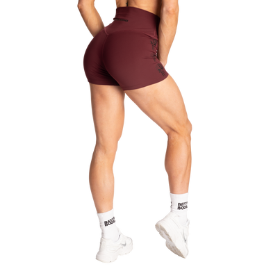 Спортивні жіночі шорти Skull Core Shorts (Maroon) Better Bodies ShS-1309 фото