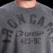 Gasp Iron Iron Camp Iron Tee (Washed Black) спортивна чоловіча футболка  для бодібілдингу. F-1484 фото 4