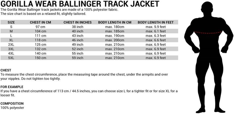 Спортивна чоловіча кофта Ballinger Track Jacket (Army Green) Gorilla Wear MS-20 фото