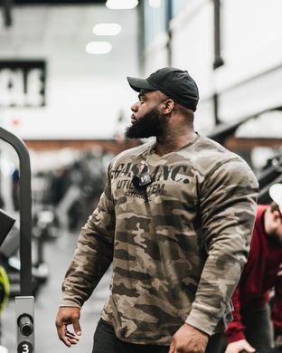 Gasp Thermal gym sweater (Green Camo) спортивний чоловічий светр для бодібілдингу. TS-1012 фото