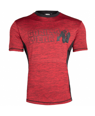 Спортивная мужская футболка Austin T-shirt (Red/Black) Gorilla Wear F-909 фото