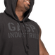 Gasp Thermal SL Hoodie (Washed Black) спортивна чоловіча безрукавка для бодібілдингу.  SL-1504 фото 4