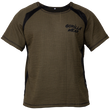 Gorilla Wear Augustine Top (Army Green) мужская футболка для бодибилдинга.