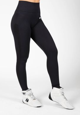 Gorilla Wear Hilton Seamless Leggings (Black) спортивні жіночі легінси для фітнесу LsJ-1450 фото