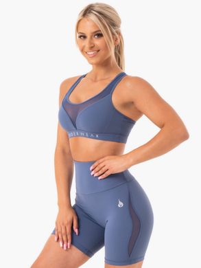 Спортивный женский топ Hype Sports Bra (Steel Blue) Ryderwear Tj-626 фото