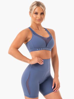 Спортивный женский топ Hype Sports Bra (Steel Blue) Ryderwear Tj-626 фото