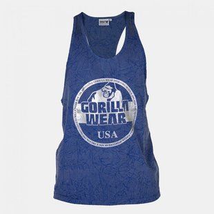 Спортивная мужская майка Mill Valley (Royal Blue) Gorilla Wear M-490 фото