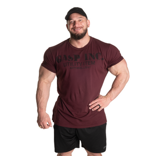 Спортивная мужская футболка Basic Utility Tee (Maroon) Gasp F-148 фото