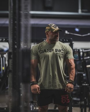 Gasp G.U.I Standard Tee (Washed Green) чоловіча спортивна футболка для бодібілдингу. F-87 фото