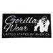 Спортивний рушник для тренувань Classic Gym Towel (Black/White) Gorilla Wear SpT-248 фото 1
