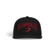 Gasp NC Flatbrim Mesh Cap (Black/Red) спортивная мужская кепка. Cap-1493 фото 2