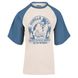 Спортивна чоловіча футболка Logan T-Shirt (Beige/Blue) Gorilla Wear F-1037 фото 1