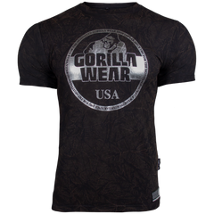 Спортивная мужская футболка Rocklin T-shirt (Black) Gorilla Wear  F-491 фото