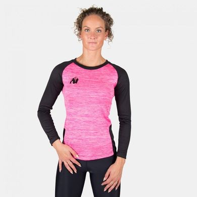 Спортивная женская футболка Mineola Longsleeve (Pink) Gorilla Wear FjL-51 фото