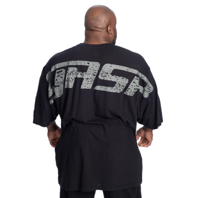 Gasp GK Slub Iron Tee (Washed Black) спортивная мужская футболка для бодибилдинга F-1438 фото