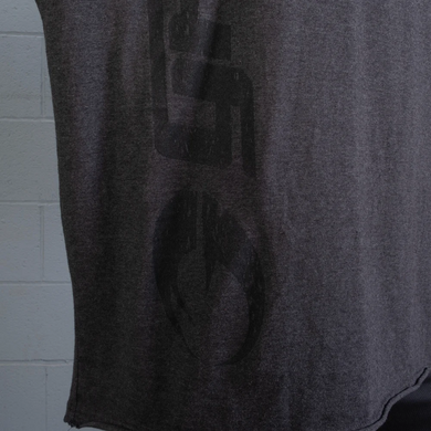 GASP Iron Tee (Dark Grey Melange) чоловіча спортивна футболка для бодібілдингу. F-1525 фото