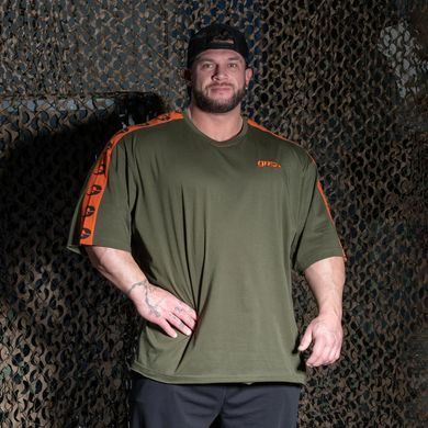Gasp Track Iron Tee (Rifle Green) чоловіча спортивна футболка для бодібілдингу. F-1472 фото