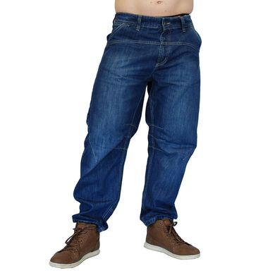 Джинсовые мужские штаны "Statement" (dark wash stripe) Brachial Je-382 фото