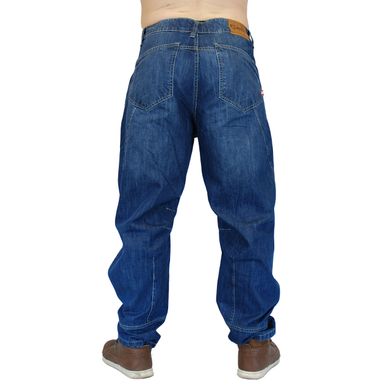 Джинсовые мужские штаны "Statement" (dark wash stripe) Brachial Je-382 фото