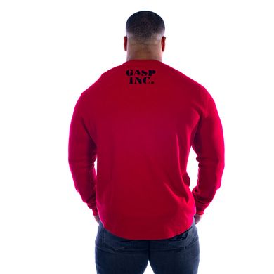 Спортивный мужской свитер Thermal gym sweater (Chili Red) Gasp  TS-169 фото