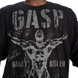 Gasp GK Slub Iron Tee (Washed Black) спортивная мужская футболка для бодибилдинга F-1438 фото 4