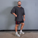GASP Iron Tee (Dark Grey Melange) чоловіча спортивна футболка для бодібілдингу. F-1525 фото 6