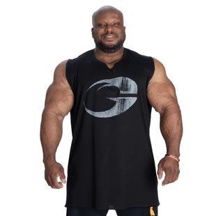 Gasp Cadet Tank (Black/Grey) спортивна чоловіча безрукавка для бодібілдингу. M - 1470 фото