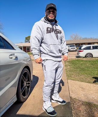 GASP Hood Sweater (Gray/Flame) спортивная мужская толстовка для бодибилдинга HS-419 фото