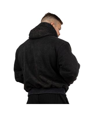 Спортивная мужская куртка "Stonewashed" Hoodie (Black) Legal Power  HS-949 фото