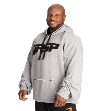 GASP Hood Sweater (Gray/Flame) спортивная мужская толстовка для бодибилдинга HS-419 фото