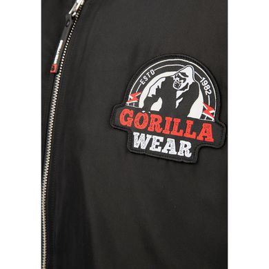 Спортивная мужская куртка  Covington Bomber Jacket (Black) Gorilla Wear MB-1097 фото