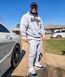 GASP Hood Sweater (Gray/Flame) спортивная мужская толстовка для бодибилдинга HS-419 фото 7