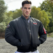 Gorilla Wear Covington Bomber Jacket (Black) мужская спортивная куртка для бодибилдеров MB-1097 фото 1