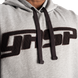 GASP Hood Sweater (Gray/Flame) спортивная мужская толстовка для бодибилдинга HS-419 фото 5