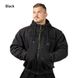 Спортивная мужская куртка "Stonewashed" Hoodie (Black) Legal Power  HS-949 фото 1