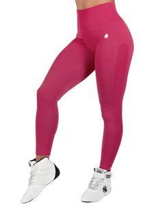 Спортивные женские леггинсы Hilton Seamless Leggings (Fuchsia) Gorilla Wear Lj-1374 фото