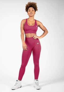 Спортивные женские леггинсы Hilton Seamless Leggings (Fuchsia) Gorilla Wear Lj-1374 фото