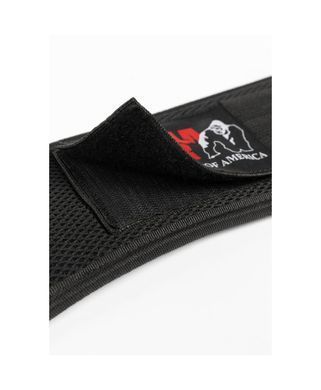 Спортивний чоловічий пояс 6 inch Padded Mesh Lifting Belt (Black) Gorilla Wear LB-1398 фото