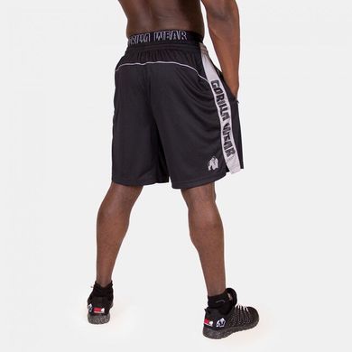Спортивные мужские шорты  Shelby Shorts (Black/Gray) Gorilla Wear SH-553 фото