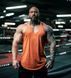 XXXL Explosivefibres "Stone Washed" Muscle vest (Orange) спортивна чоловіча майка для бодібілдингу. M-1464 фото 4