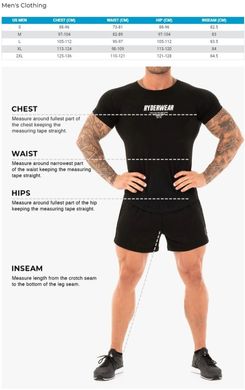 Спортивная мужская футболка  IRON T-SHIRT (CHARCOAL) Ryderwear F-700 фото