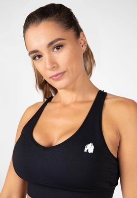 Gorilla Wear Hilton Seamless Bra (Black) спортивний жіночій топ для фітнесу Tj-1451 фото